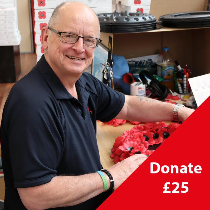 Donate £25.00 to the Lady Haig Poppy Factory