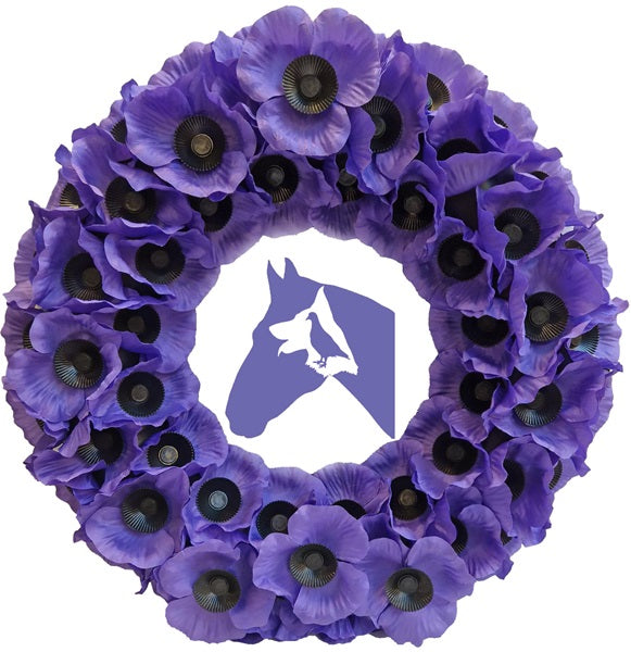 No. 2 Wreath Animals in War (17")