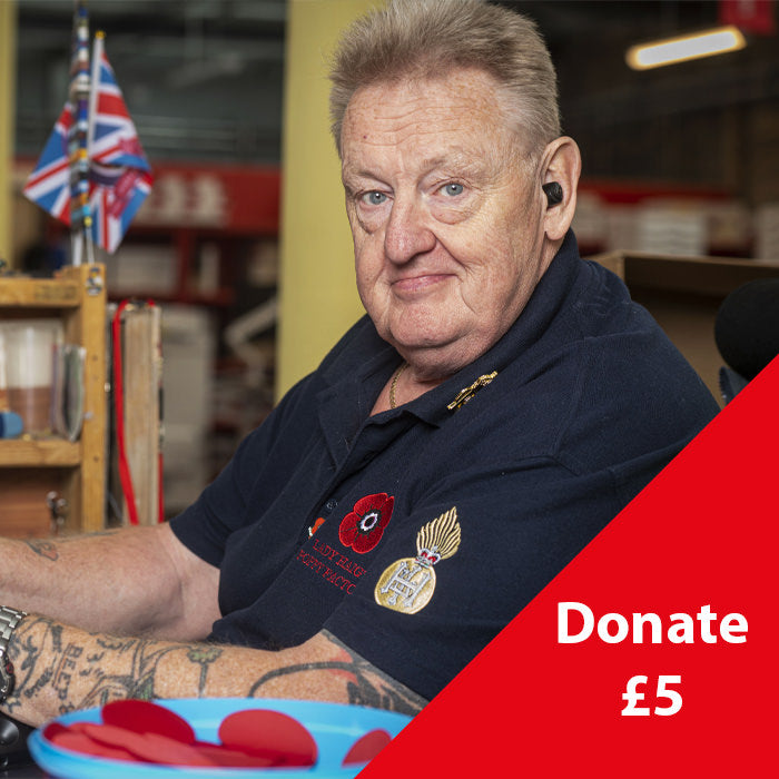 Donate £5.00 to the Lady Haig Poppy Factory