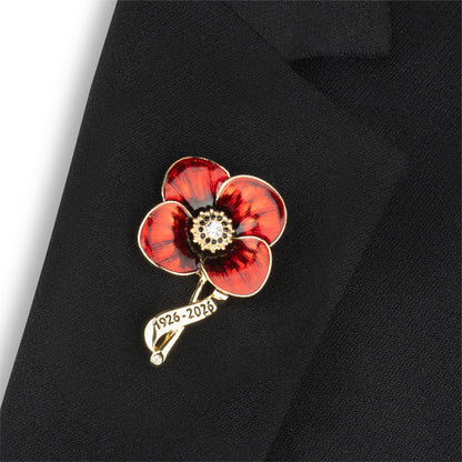 Lady Haig's Poppy Factory 100 Years Brooch