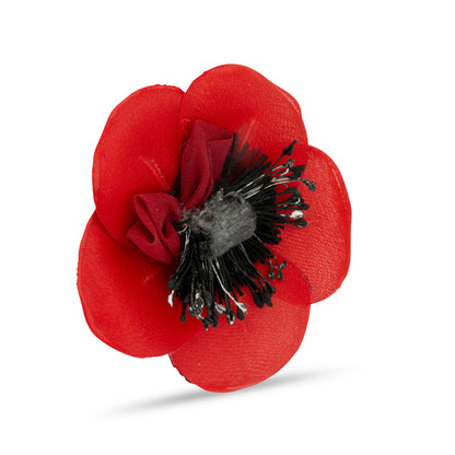 Lady Haig's Poppy Factory 100 Years Fabric Brooch