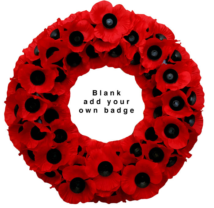No. 2 Wreath (17",  BLANK, Customer To Add Their Own Badge At Home. See Customise Your Item For Factory to Add Badge)
