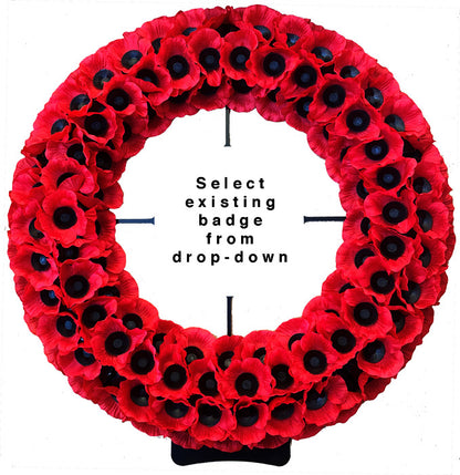 No. 8 Wreath (25", Select Your Badge)