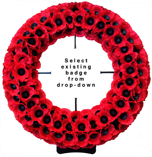 No. 8 Wreath (25", Select Your Badge)