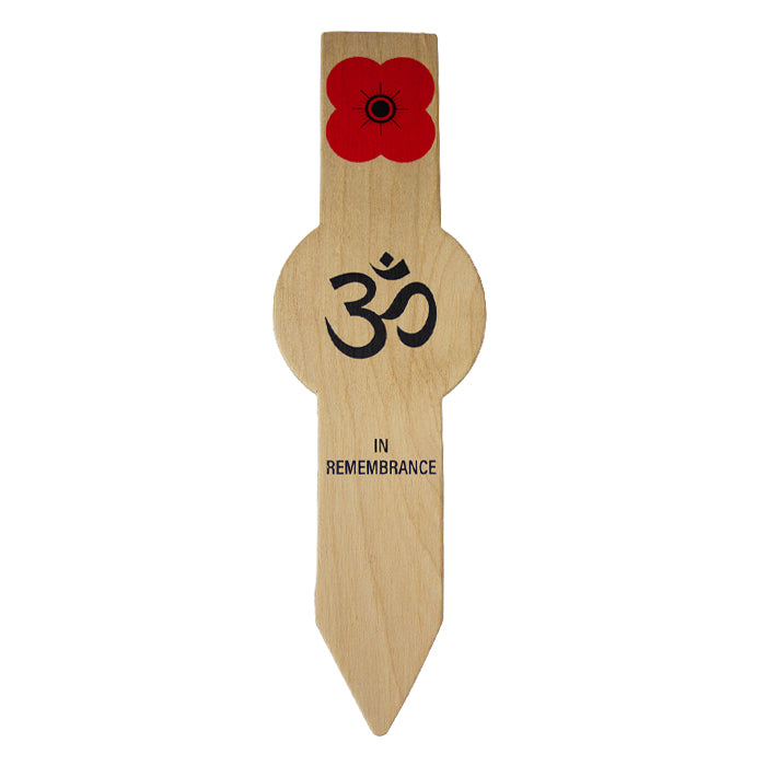 Om Printed Remembrance Symbol
