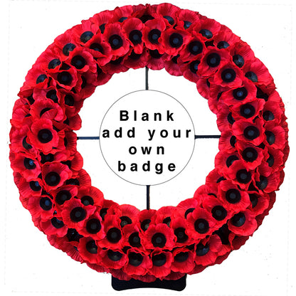 No. 8 Wreath (25", Blank, Add Your Own Badge)