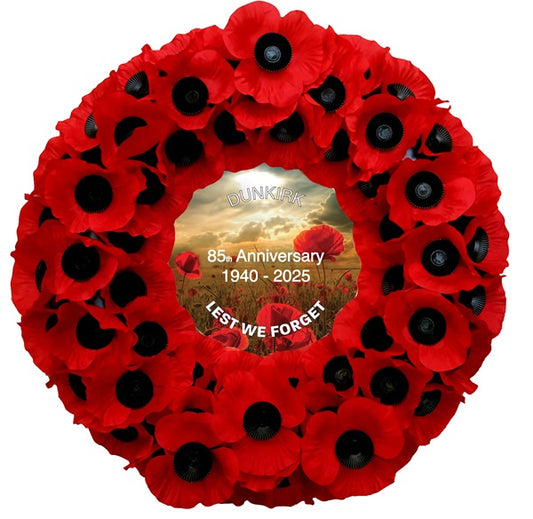 No. 2 Dunkirk 85th Anniversary Commemorative Wreath  (17")