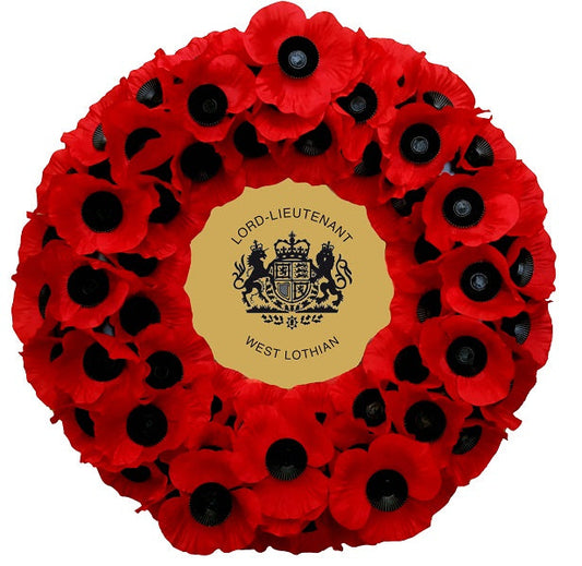 No. 2 Wreath Lord Lieutenant of West Lothian (17")