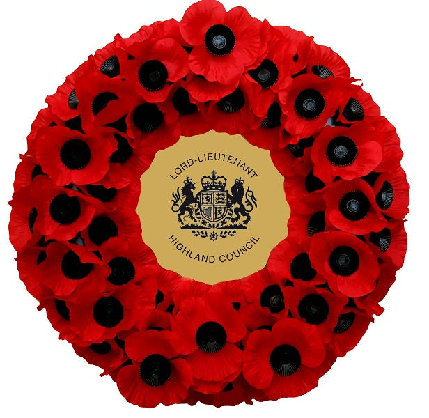 No. 2 Wreath Lord Lieutenant of Highland Council (17")