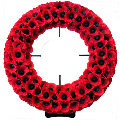 No. 8 Wreath (25", Upload Your Own Badge)